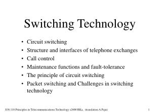 Switching Technology