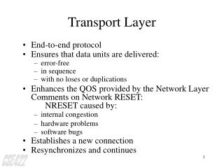 Transport Layer