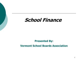 School Finance