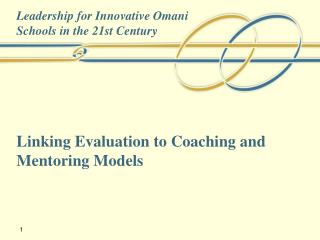 Linking Evaluation to Coaching and Mentoring Models