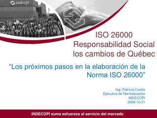 ISO 26000 Responsabilidad Social los cambios de Québec