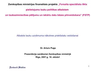 METHODS FOR FORESIGHT PROJECTS: ACADEMIC ISSUES