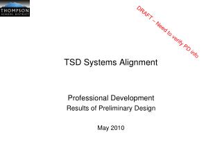 TSD Systems Alignment