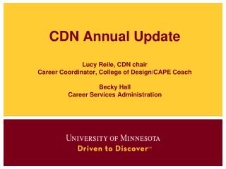 Career Development Network (CDN)