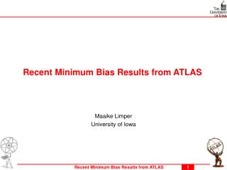 Recent Min imum Bias Results from ATLAS