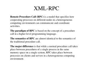 XML-RPC