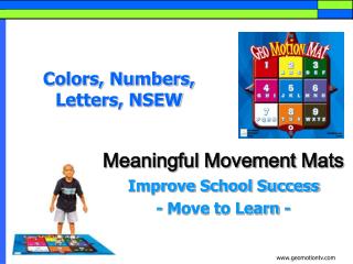 Colors, Numbers, Letters, NSEW