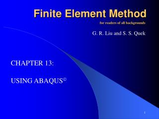 F inite Element Method