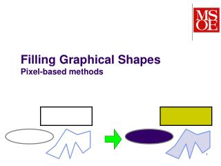 Filling Graphical Shapes Pixel-based methods