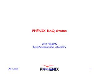 PHENIX DAQ Status