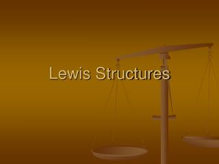 Lewis Structures