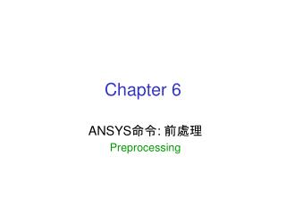 Chapter 6