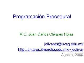 Programación Procedural