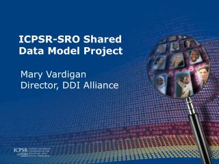 ICPSR-SRO Shared Data Model Project