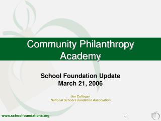 Community Philanthropy Academy