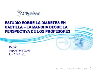 ESTUDIO SOBRE LA DIABETES EN CASTILLA – LA MANCHA DESDE LA PERSPECTIVA DE LOS PROFESORES