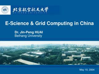 E-Science &amp; Grid Computing in China