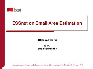 ESSnet on Small Area Estimation