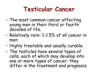Testicular Cancer