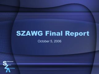SZAWG Final Report
