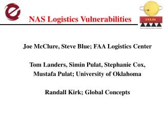 NAS Logistics Vulnerabilities