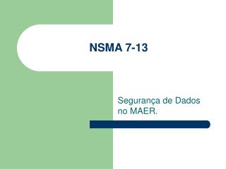 NSMA 7-13