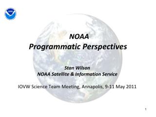 NOAA Programmatic Perspectives