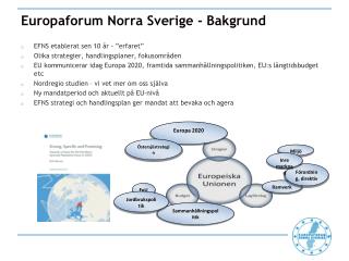 Europaforum Norra Sverige - Bakgrund