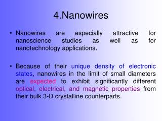 4.Nanowires