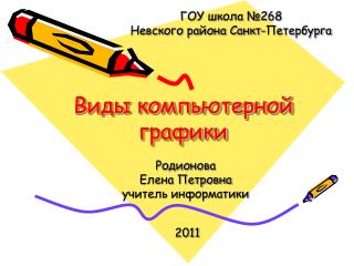 Виды компьютерной графики