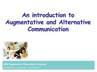 augmentative communication introduction alternative
