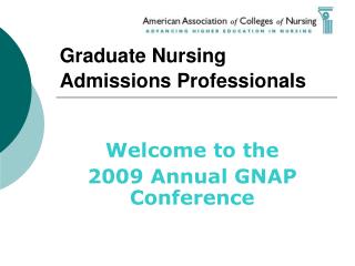 Graduate Nursing Admissions Professionals