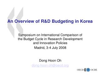 An Overview of R&amp;D Budgeting in Korea