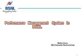 Madhu Arora, 						GM (Corporate Restructuring)