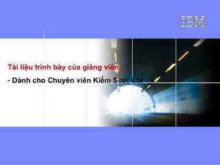 Tài liệu trình bày của giảng viên - Dành cho Chuyên viên Kiểm Soát Chi