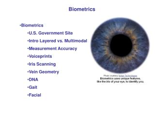 Biometrics