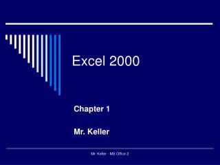 Excel 2000