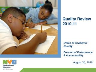Changes to Quality Review in 2010-11