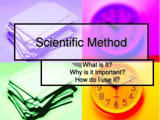 Scientific Method