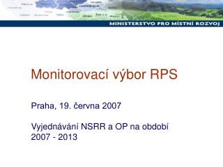 Monitorovací výbor RPS