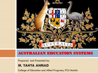 AUSTRALIAN EDUCATION SYSTEMS