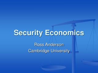 Security Economics