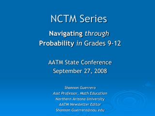 NCTM Series