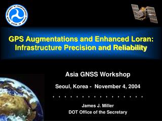 GPS Augmentations and Enhanced Loran: Infrastructure Precision and Reliability