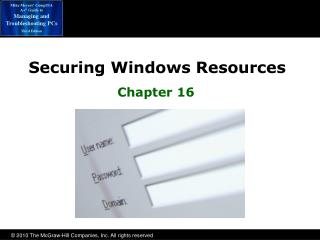 Securing Windows Resources