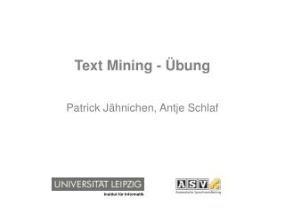 Text Mining - Übung