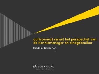 Juriconnect vanuit het perspectief van de kennismanager en eindgebruiker