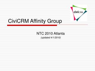 CiviCRM Affinity Group