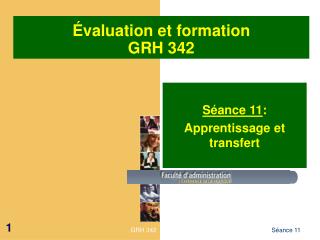 Évaluation et formation GRH 342