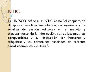NTIC.